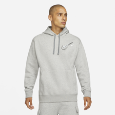 Мужская флисовая худи Nike Sportswear - Серый