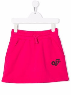 Off-White Kids мини-юбка с логотипом