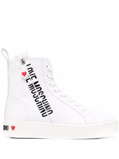 Love Moschino высокие кеды с логотипом