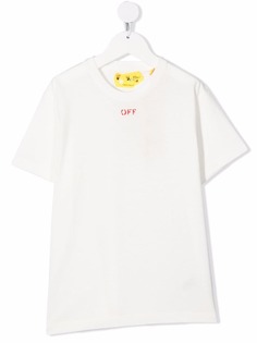Off-White Kids футболка с логотипом