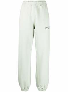 Off-White спортивные брюки с логотипом