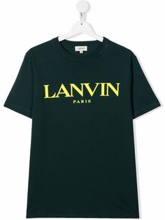 LANVIN Enfant футболка с логотипом