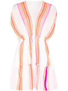 lemlem платье-кафтан Qelem в полоску