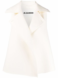 Jil Sander куртка-рубашка без рукавов
