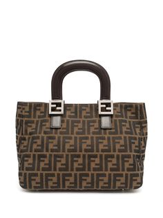 Fendi Pre-Owned сумка-тоут с узором Zucca