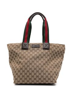 Gucci Pre-Owned сумка-тоут Sherry с узором GG