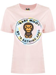 A BATHING APE® футболка с логотипом Bape