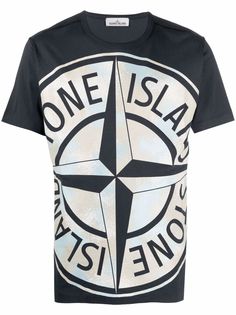 Stone Island футболка с логотипом