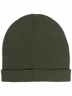 Rick Owens шапка бини в рубчик