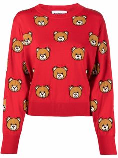 Moschino джемпер Teddy Bear с логотипом