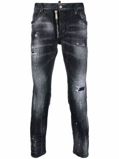 Dsquared2 узкие джинсы средней посадки