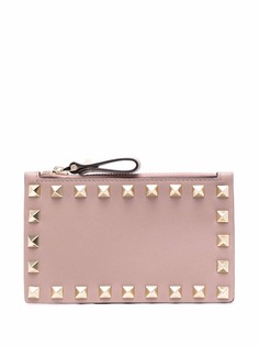 Valentino Garavani картхолдер Rockstud на молнии