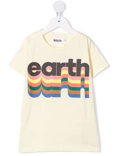 Molo футболка из органического хлопка с надписью