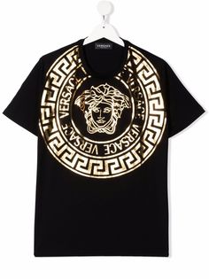 Versace Kids футболка с логотипом