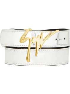 Giuseppe Zanotti ремень с пряжкой-логотипом Giuseppe