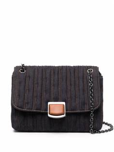 Longchamp джинсовая сумка через плечо Brioche
