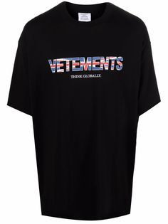 VETEMENTS футболка с логотипом