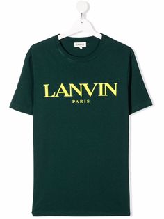 LANVIN Enfant футболка с логотипом