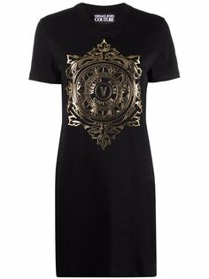 Versace Jeans Couture платье-футболка с логотипом V-Emblem
