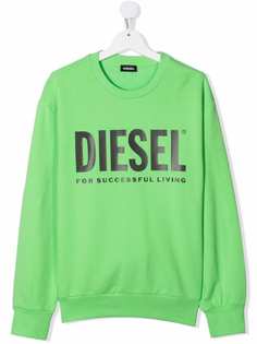 Diesel Kids толстовка с логотипом