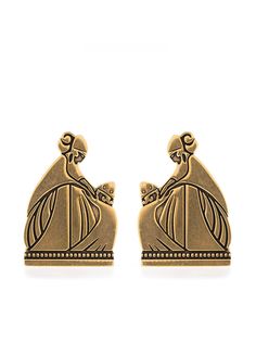 LANVIN серьги-клипсы Mother & Daughter