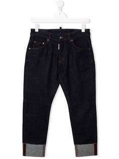 Dsquared2 Kids брюки скинни с логотипом