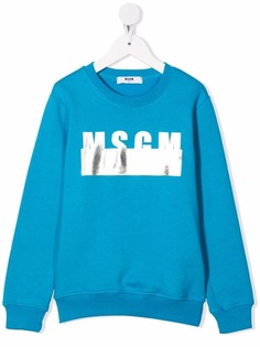 MSGM Kids толстовка с логотипом