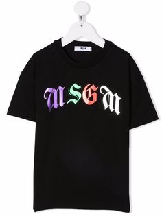 MSGM Kids футболка с надписью