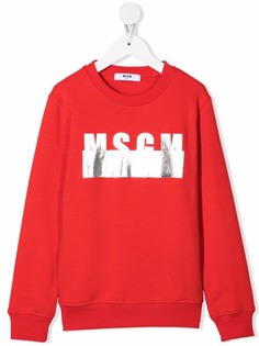 MSGM Kids толстовка с логотипом