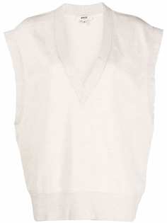AGOLDE джемпер без рукавов с V-образным вырезом