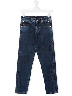 Balmain Kids прямые джинсы