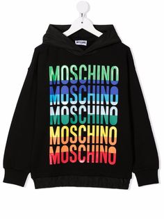 Moschino Kids худи с логотипом