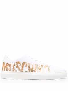 Moschino кеды с логотипом