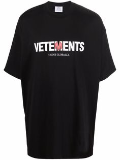 VETEMENTS футболка с логотипом