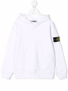 Stone Island Junior худи с нашивкой-логотипом