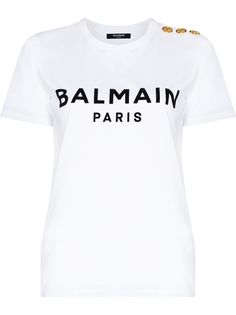 Balmain футболка с логотипом