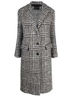 Ermanno Scervino пальто миди в ломаную клетку