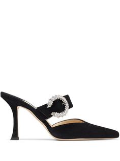 Jimmy Choo мюли Marta 90 с декорированной пряжкой