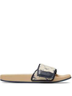 Jimmy Choo шлепанцы Fitz JC с монограммой