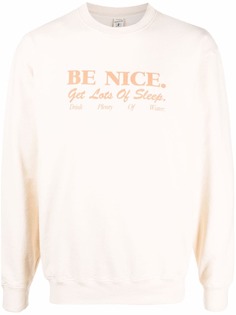Sporty & Rich толстовка с надписью Be Nice