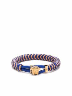 Versace плетеный браслет с декором Medusa