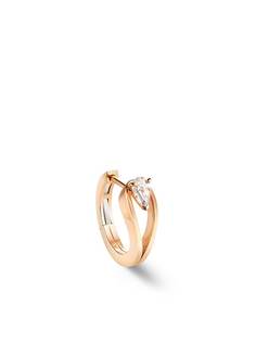 Repossi серьга-кольцо Serti из розового золота с бриллиантами