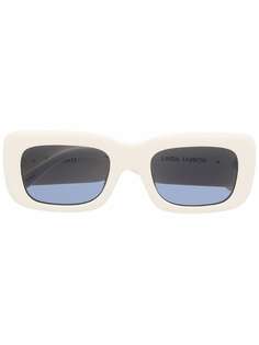The Attico солнцезащитные очки Marfa в прямоугольной оправе
