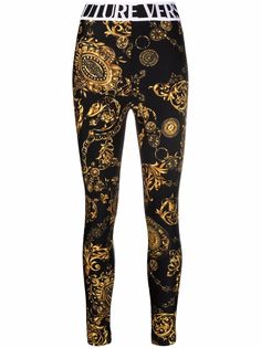 Versace Jeans Couture легинсы с принтом Baroque