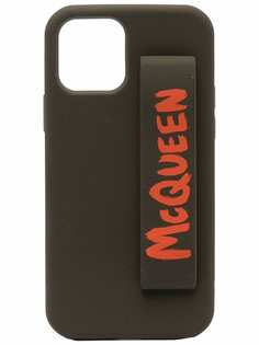 Alexander McQueen чехол для iPhone 12 с логотипом