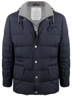 Brunello Cucinelli многослойный пуховик