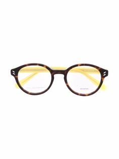 Stella McCartney Eyewear очки в круглой оправе черепаховой расцветки