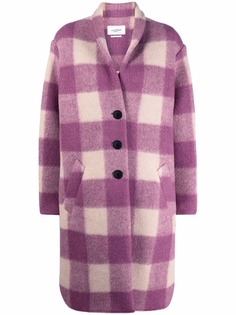 Isabel Marant Étoile однобортное пальто Gabriel в клетку