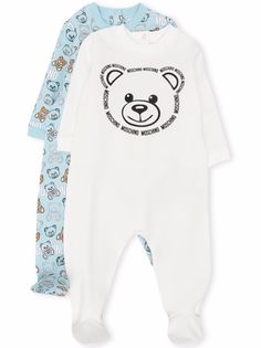 Moschino Kids пижама с принтом Teddy Bear