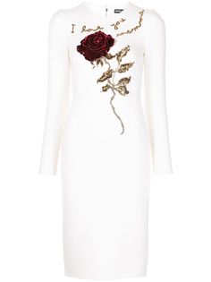 Dolce & Gabbana Pre-Owned приталенное платье с пайетками